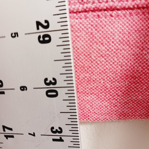 Nordstrom Men's Shop, Coral Red Woven Pullover, Size XL, Long Sleeve 1/4 Zip - Picture 15 of 16